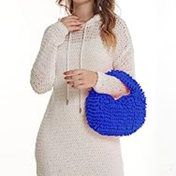 Fluffy Tote Bag, Cute Plush Purse for Women - Picture 2 of 9